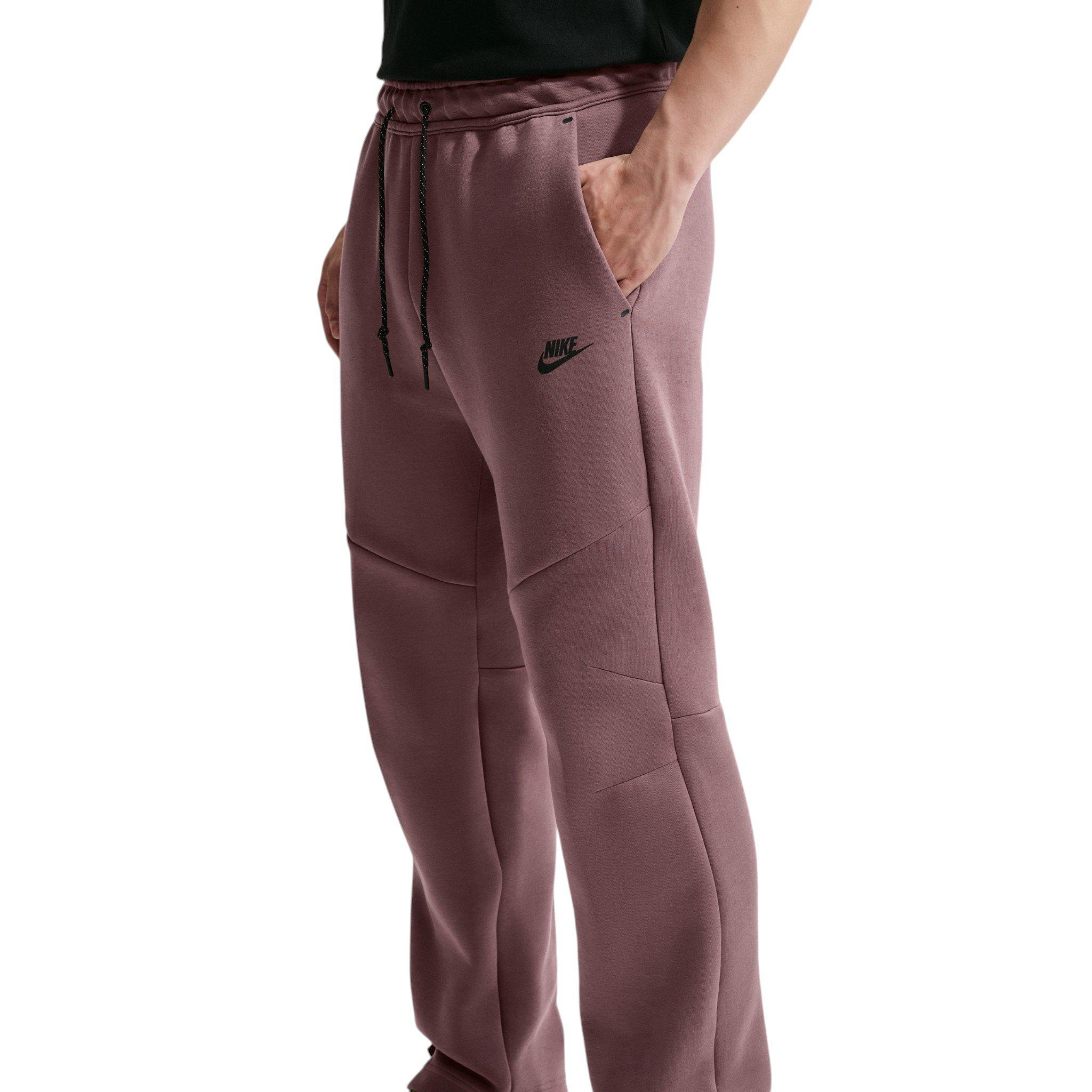 Nike Men's Tech Open-Hem Fleece Pants - PURPLE